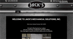 Desktop Screenshot of jacksmechanical.com